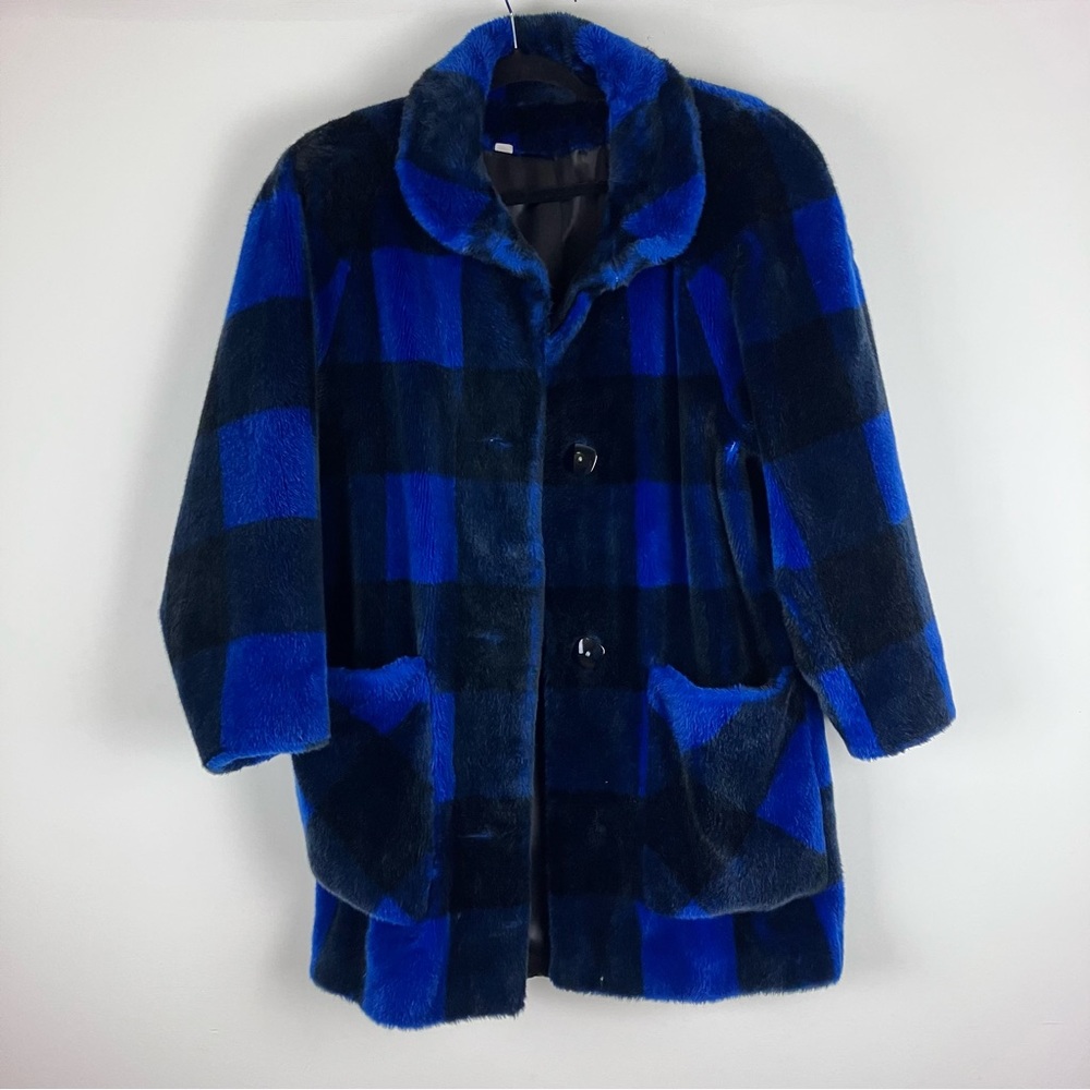 Vintage Lifestyle 80’s Designs Faux Fur Oversized Coat